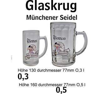 Glaskrug