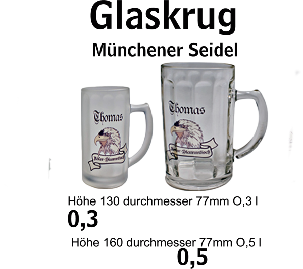 Glaskrug
