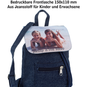 Mini-Rucksack Jeans